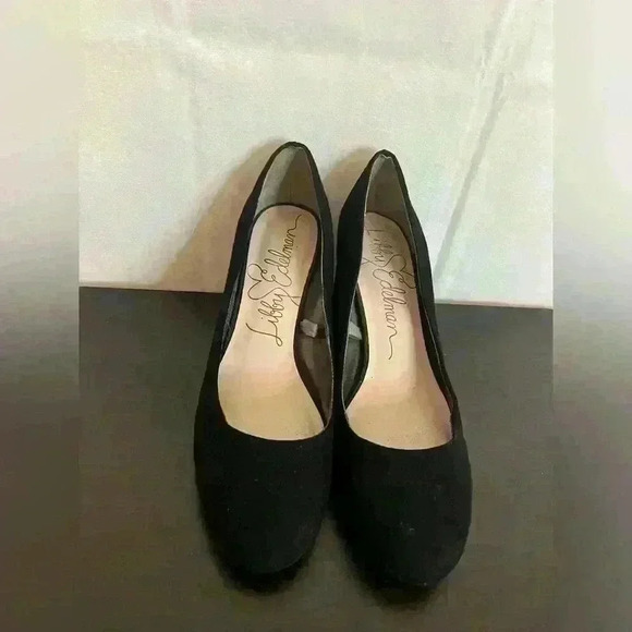 Libby Edelman Black 2 1/2” Square Heels‎ Women's Size 9.5 - Comfortable Stylish - Picture 2 of 9